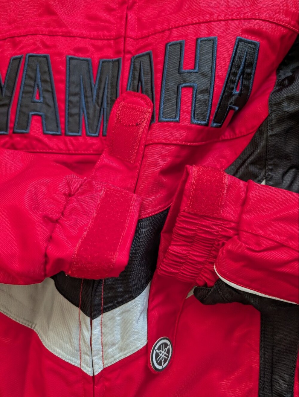 Yamaha Men Red Black Vintage Y2K Performance Motocross Riding Jacket Size Medium - Picture 7 of 14